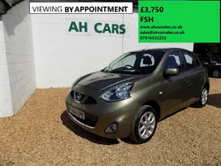 Green Used 2015 Nissan Micra Acenta Hatchback | £3,750 (Fair price)