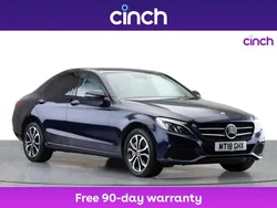 Blue Used 2018 Mercedes C350e Premium Plus Sedan | £15,099 (A bit pricey)