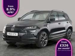 Black Used 2021 Skoda Karoq SportLine SUV | £22,136 (A bit pricey)