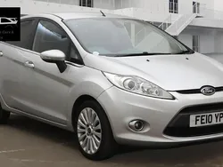 Silver Used 2010 Ford Fiesta Titanium Hatchback | £3,295 (Fair price)