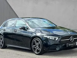 Cosmos black metallic Used 2022 Mercedes A200 AMG Line Premium Hatchback | £23,327 (Expensive)