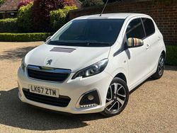 White Used 2017 Peugeot 108 Allure Hatchback | £5,892 (Fair price)