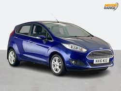 Blue Used 2016 Ford Fiesta Zetec Hatchback | £7,495 (Fair price)
