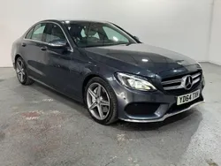 Grey Used 2014 Mercedes C250 AMG line Sedan | £9,395 (Fair price)