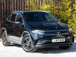 Cosmos black metallic Used 2021 Mercedes EQA250 AMG line SUV | £21,998 (Fair price)
