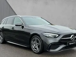 Grey Used 2022 Mercedes C220 AMG line Estate | £27,480 (Good price)