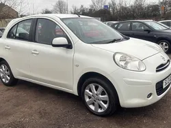 White Used 2013 Nissan Micra Acenta Hatchback | £5,980 (Fair price)