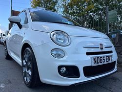 White Used 2015 Fiat 500 S Hatchback | £5,495 (Fair price)
