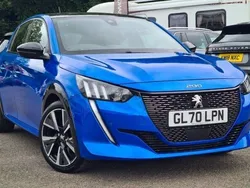 Blue Used 2020 Peugeot 208 GT-line Hatchback | £12,495 (Fair price)
