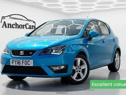 Blue Used 2016 Seat Ibiza FR Hatchback | £9,995 (Fair price)