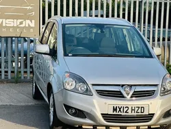 Silver Used 2012 Vauxhall Zafira Design Edition MPV | £1,595 (Good price)