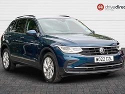 Blue Used 2022 VW Tiguan S SUV | £20,250 (Fair price)