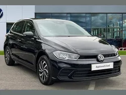 Deep black pearl Used 2023 VW Polo Life Hatchback | £17,492 (Fair price)