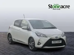 White Used 2017 Toyota Yaris Hybrid Hatchback | £12,995 (Fair price)