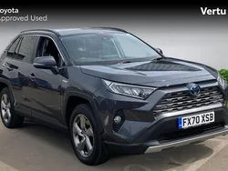 Grey Used 2020 Toyota RAV4 Hybrid Design SUV | £25,454 (Fair price)