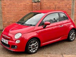 Red Used 2013 Fiat 500 S Hatchback | £3,995 (Fair price)