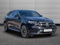 Obsidian black Used 2021 Mercedes EQC400 AMG Line Premium Plus SUV | £29,395 (Expensive)