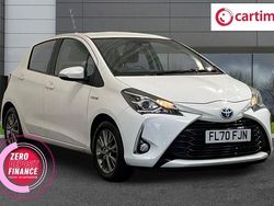White Used 2020 Toyota Yaris Hybrid Hatchback | £10,990 (Fair price)
