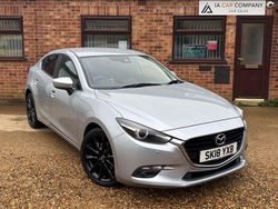 Silver Used 2018 Mazda 3 Inclusive Sedan | £11,300 (Fair price)