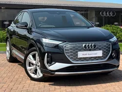 Black Used 2023 Audi Q4 Sportback e-tron S-Line SUV | £27,490
