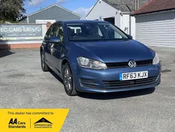 Blue Used 2013 VW Golf VII SE Hatchback | £7,750 (Fair price)