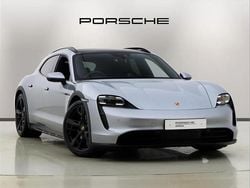 Silver Used 2022 Porsche Taycan Cross Turismo Sedan | £62,990 (A bit pricey)