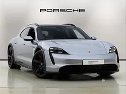 Silver Used 2022 Porsche Taycan Cross Turismo Sedan | £62,990 (A bit pricey)