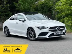 White Used 2020 Mercedes CLA180 AMG Line Premium Plus Sedan | £22,290 (Fair price)