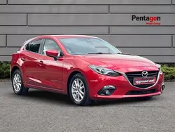 Red Used 2015 Mazda 3 Hatchback | £6,783 (Fair price)