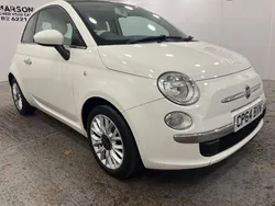 White Used 2014 Fiat 500 Lounge Hatchback | £7,995 (Fair price)