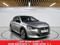 Grey Used 2021 Peugeot e-208 GTi Hatchback | £11,549 (Fair price)