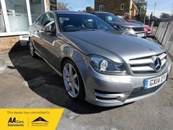 Silver Used 2014 Mercedes C250 Sport Edition Coupe | £9,799 (Good price)