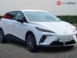 Solid arctic white Used 2024 MG MG4 EV Trophy Hatchback | £20,533 (A bit pricey)