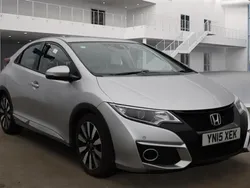Silver Used 2015 Honda Civic SE Plus Hatchback | £5,350 (Fair price)
