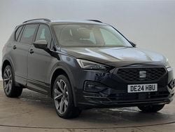 Deep black Used 2024 Seat Tarraco FR Sport SUV | £30,480 (Fair price)