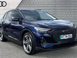 Blue Used 2024 Audi Q4 e-tron Black Edition SUV | £34,990 (Good price)