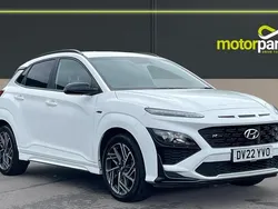 White Used 2022 Hyundai Kona N Line SUV | £15,300 (Fair price)