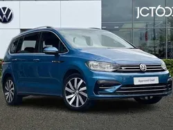 Blue Used 2019 VW Touran R-line MPV | £21,195 (Fair price)