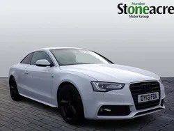 White Used 2013 Audi A5 S-Line Coupe | £6,995 (Fair price)