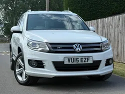 White Used 2015 VW Tiguan R-line SUV | £13,990 (Expensive)