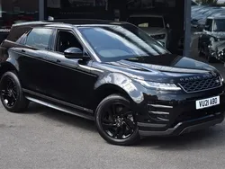 Santorini black Used 2021 Land Rover Range Rover evoque R-Dynamic SUV | £19,990 (Fair price)