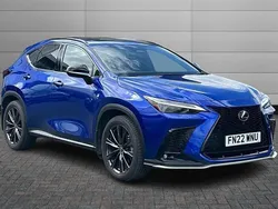 Azure blue Used 2022 Lexus NX450h+ Sport Line SUV | £41,695 (Good price)