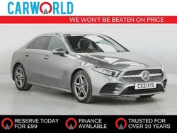 Grey Used 2021 Mercedes A200 AMG line Sedan | £15,700 (Good price)
