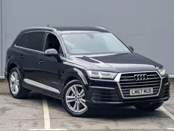 Blue Used 2017 Audi Q7 S-Line SUV | £19,495 (A bit pricey)