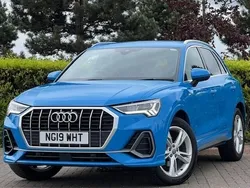 Blue Used 2019 Audi Q3 S-Line SUV | £20,995 (Fair price)