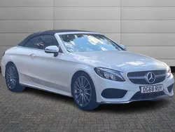 White Used 2018 Mercedes C200 AMG Line Premium Plus Cabriolet | £20,490 (A bit pricey)