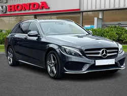 Grey Used 2014 Mercedes C250 AMG line Estate | £11,290 (Fair price)