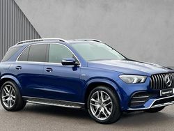 Brilliant blue metallic Used 2022 Mercedes GLE53 AMG Premium SUV | £50,980 (Super price)