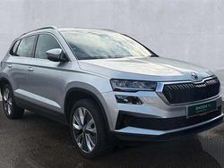 Brilliant silver metallic Used 2024 Skoda Karoq SE L SUV | £23,490 (Fair price)