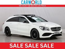 White Used 2018 Mercedes CLA200 Shooting Brake AMG line Estate | £16,698 (Fair price)